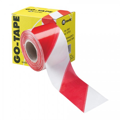 FITA SINALIZAÇAO VERME/BRANC Rolo 200 mt * FITA SINALIZAÇAO VERME/BRANC Rolo 200 mt *